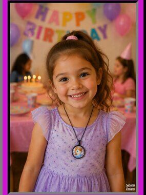 Sofia The First Theme Necklace For Girls